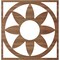 Ekena Millwork Blume Wood Fretwork Pierced Ceiling Medallion, Walnut, 20"OD x 7"ID x 3/8"T CMWP20X20X0375BLWA - alternate 5